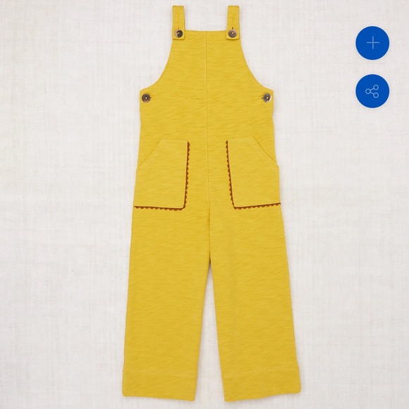 Misha & Puff Long Overalls – Citron - Picture 1 of 10